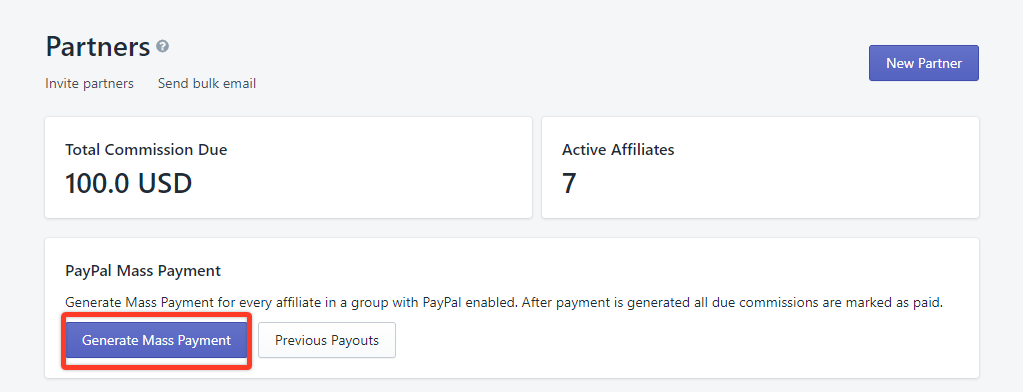 paypal payouts mass payment