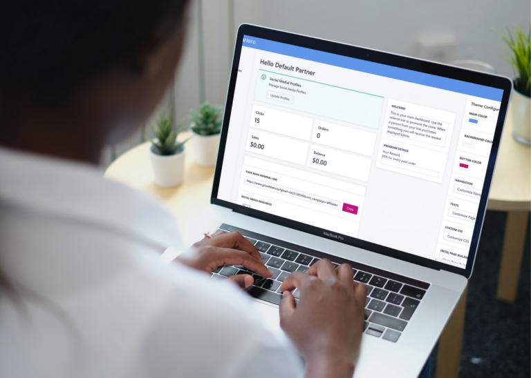 growthhero affiliate partner portal