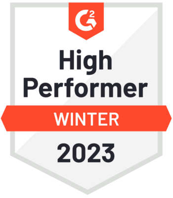 G2 high performer badge